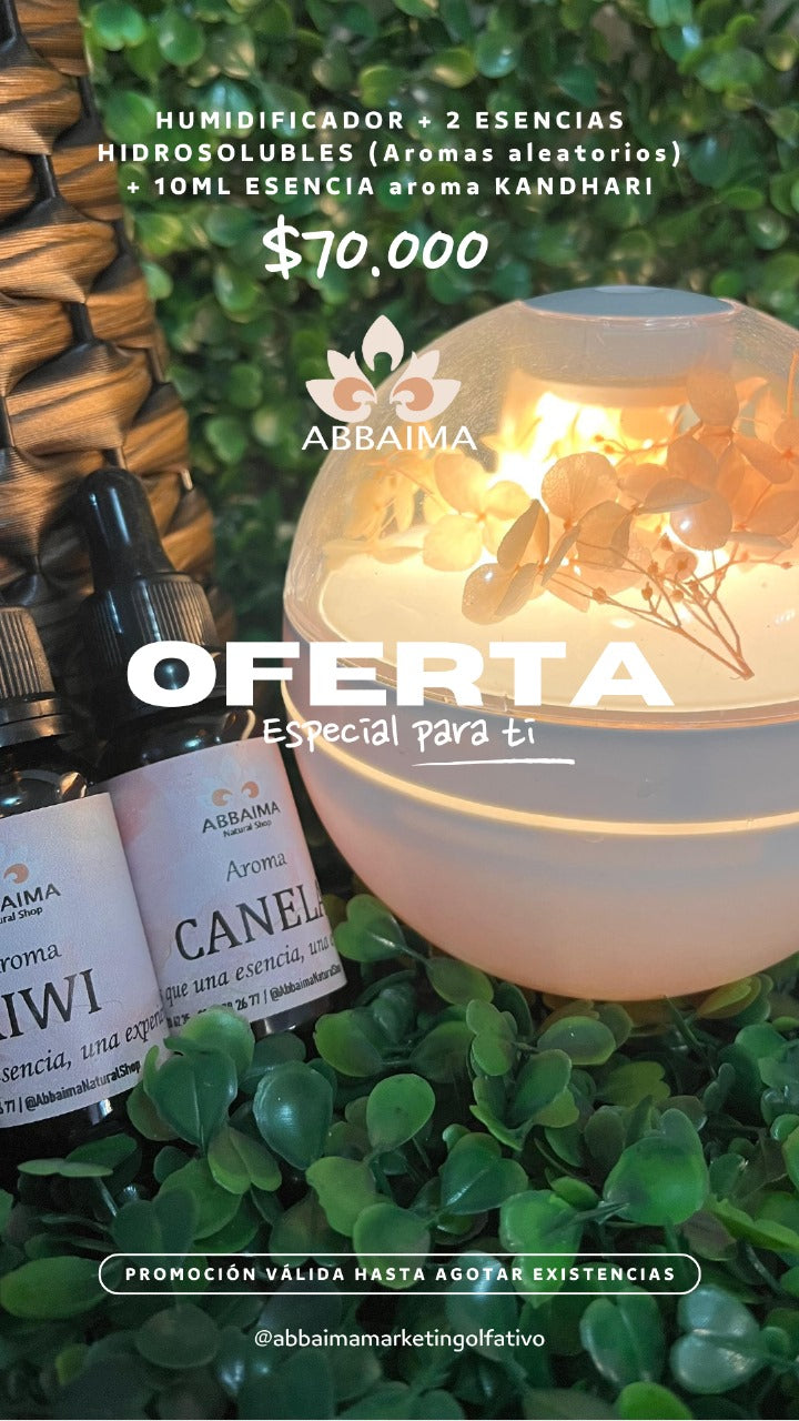 HUMIDIFICADOR + ESENCIAS