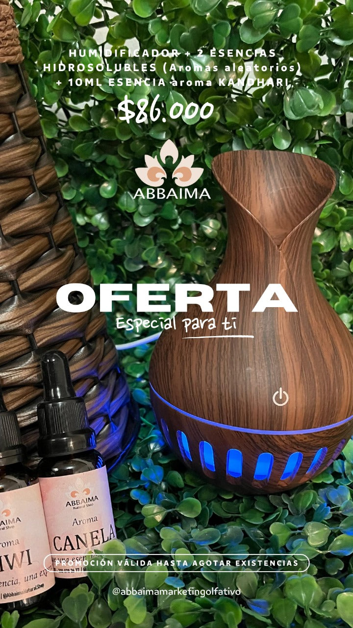 HUMIDIFICADOR + ESENCIAS
