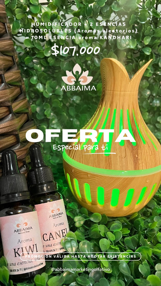 HUMIDIFICADOR + ESENCIAS