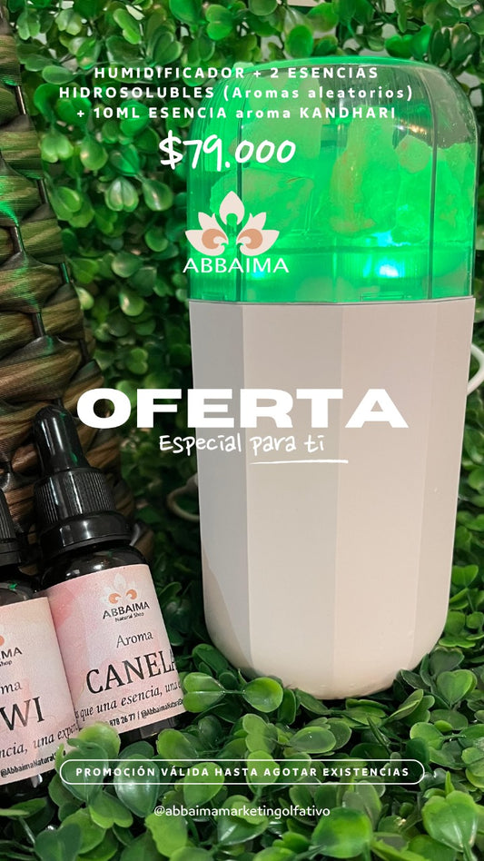 HUMIDIFICADOR + ESENCIAS