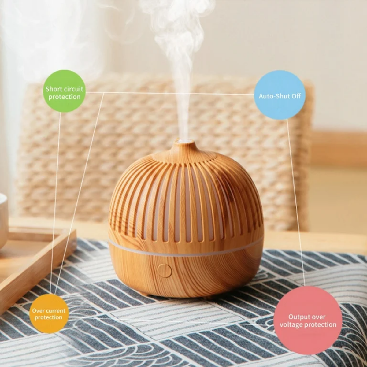 HUMIFICADOR DIFUSOR AROMAS KF8803