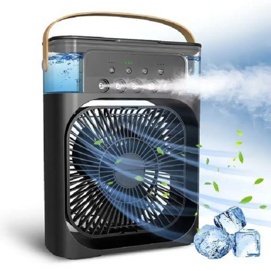 VENTILADOR DE AIRE ACONDICIONADO PORTÁTIL HUMIDIFICADOR Y AROMATIZANTE