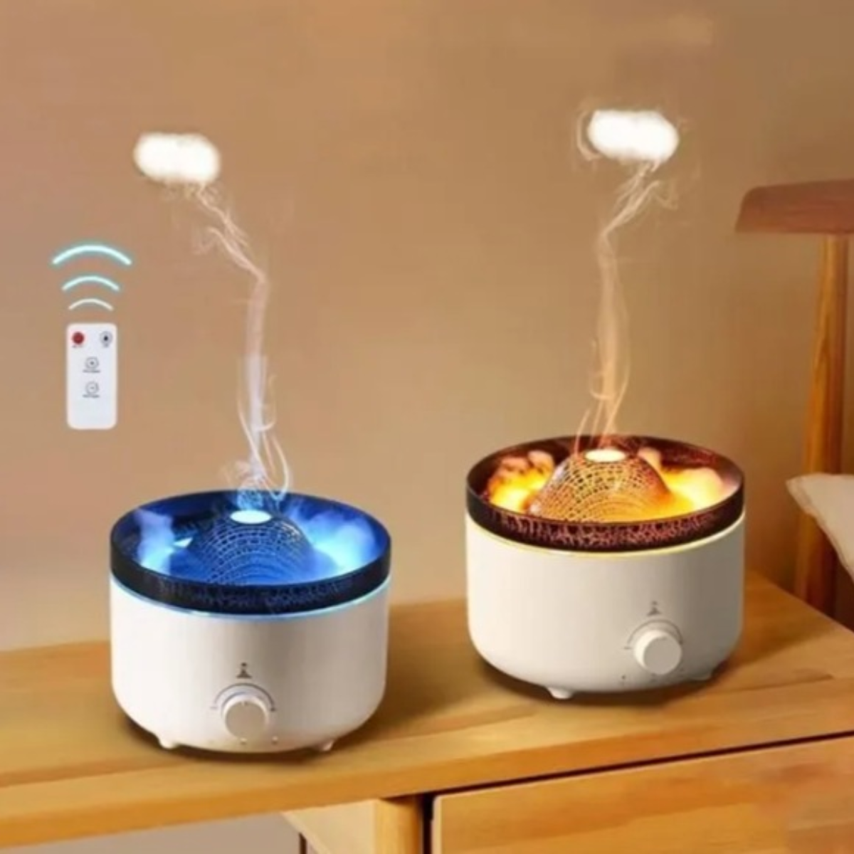 HUMIDIFICADOR DIFUSOR DE AROMAS VOLCÁN 560ML