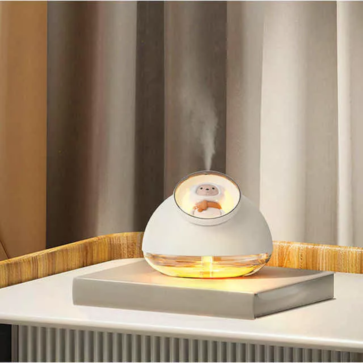 HUMIDIFICADOR DIFUSOR DE AROMAS NAVE OSITO POLAR