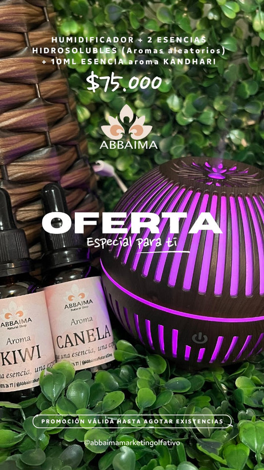 HUMIDIFICADOR + ESENCIAS
