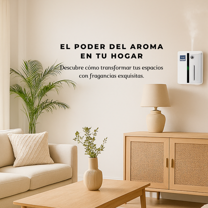 DIFUSOR SEMI INDUSTRIAL CON BLUETOOTH + 120 ESENCIA + 60ML DESODORIZADOR