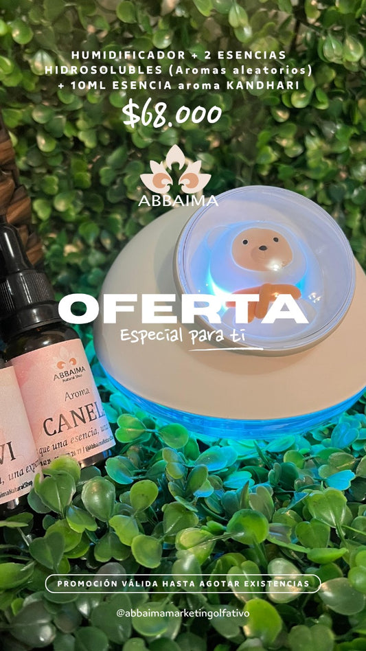 HUMIDIFICADOR + ESENCIAS