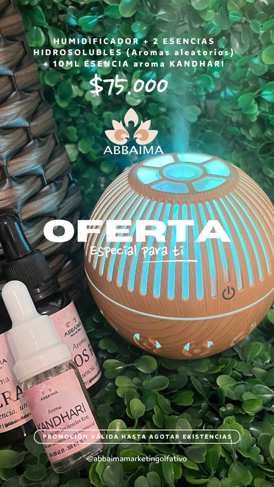 HUMIDIFICADOR + ESENCIAS