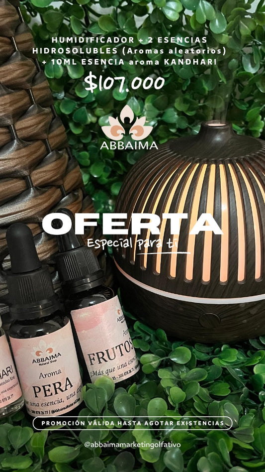 HUMIDIFICADOR + ESENCIAS