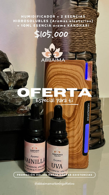 HUMIDIFICADOR + ESENCIAS
