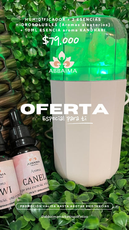 HUMIDIFICADOR + ESENCIAS