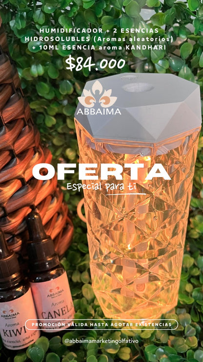 HUMIDIFICADOR + ESENCIAS