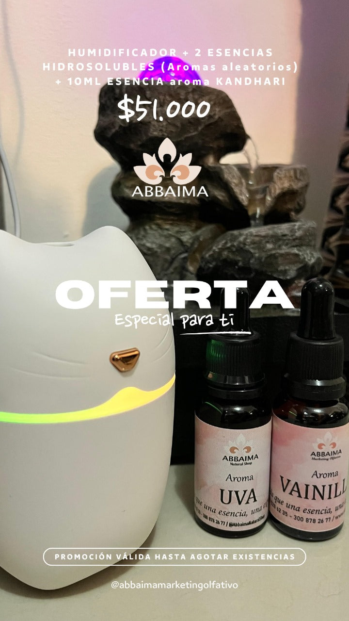 HUMIDIFICADOR + ESENCIAS