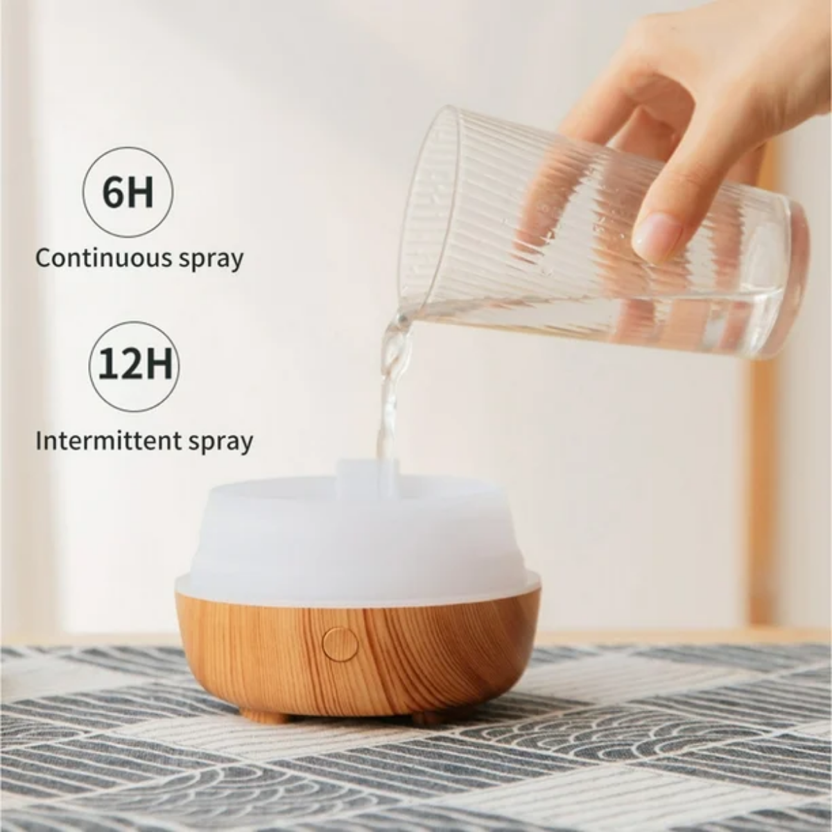 HUMIFICADOR DIFUSOR AROMAS KF8803