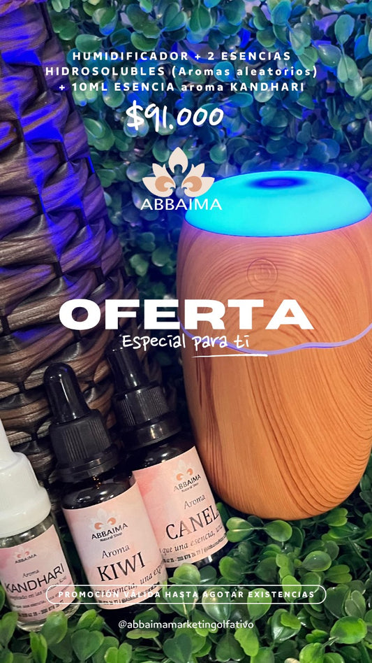HUMIDIFICADOR + ESENCIAS