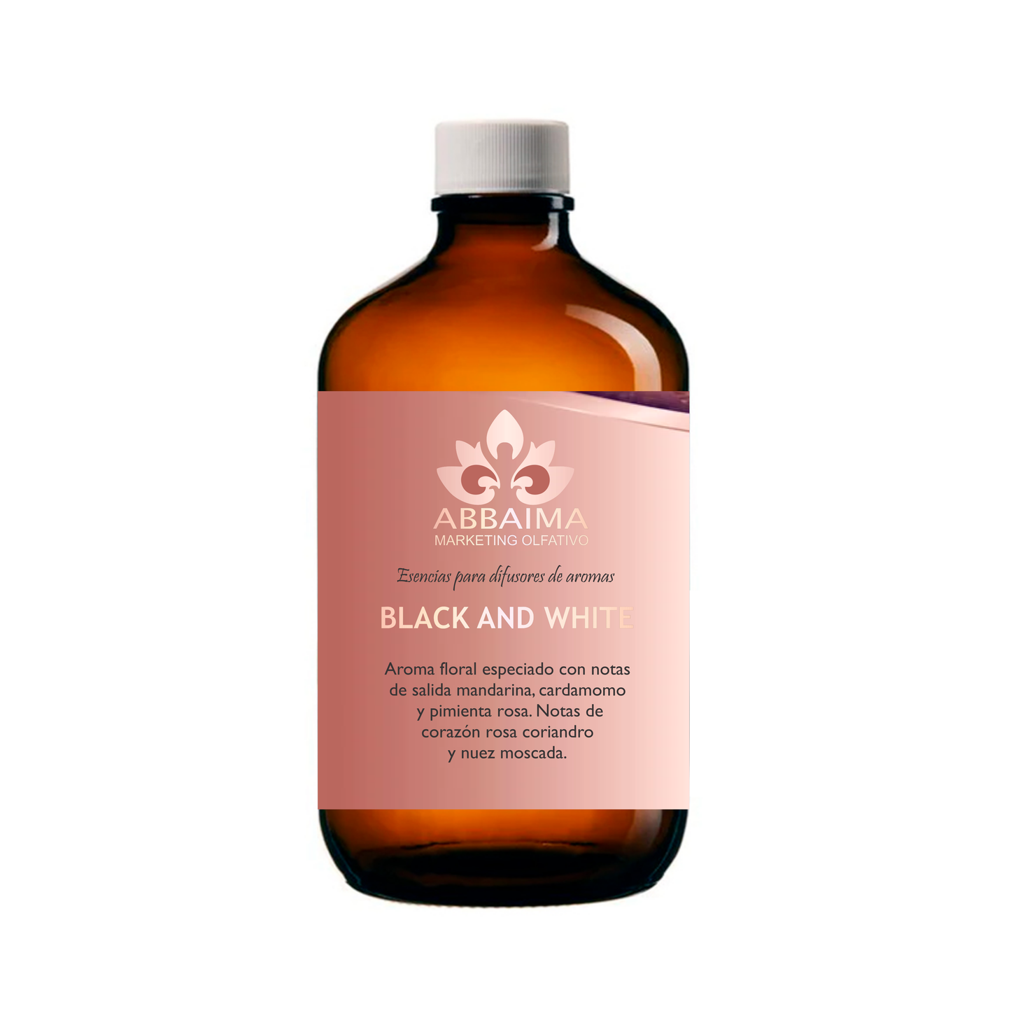 ESENCIA BLACK AND WHITE CERTIFICADA PARA DIFUSOR INDUSTRIAL