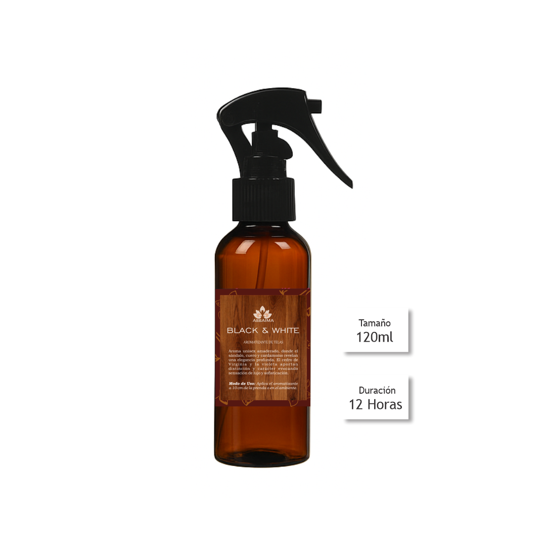PERFUME PARA TELAS BLACK AND WHITE