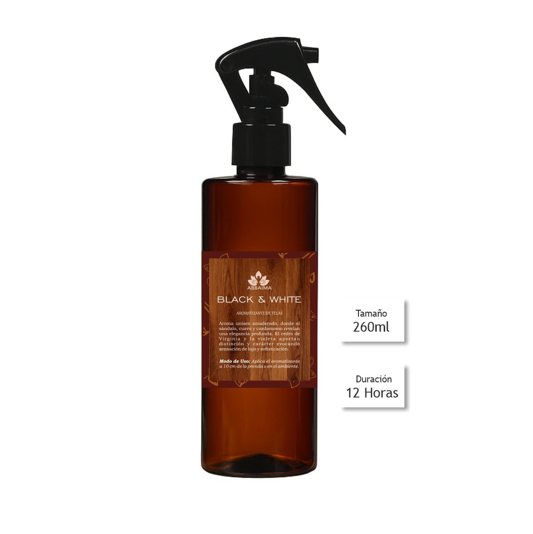 PERFUME PARA TELAS BLACK AND WHITE