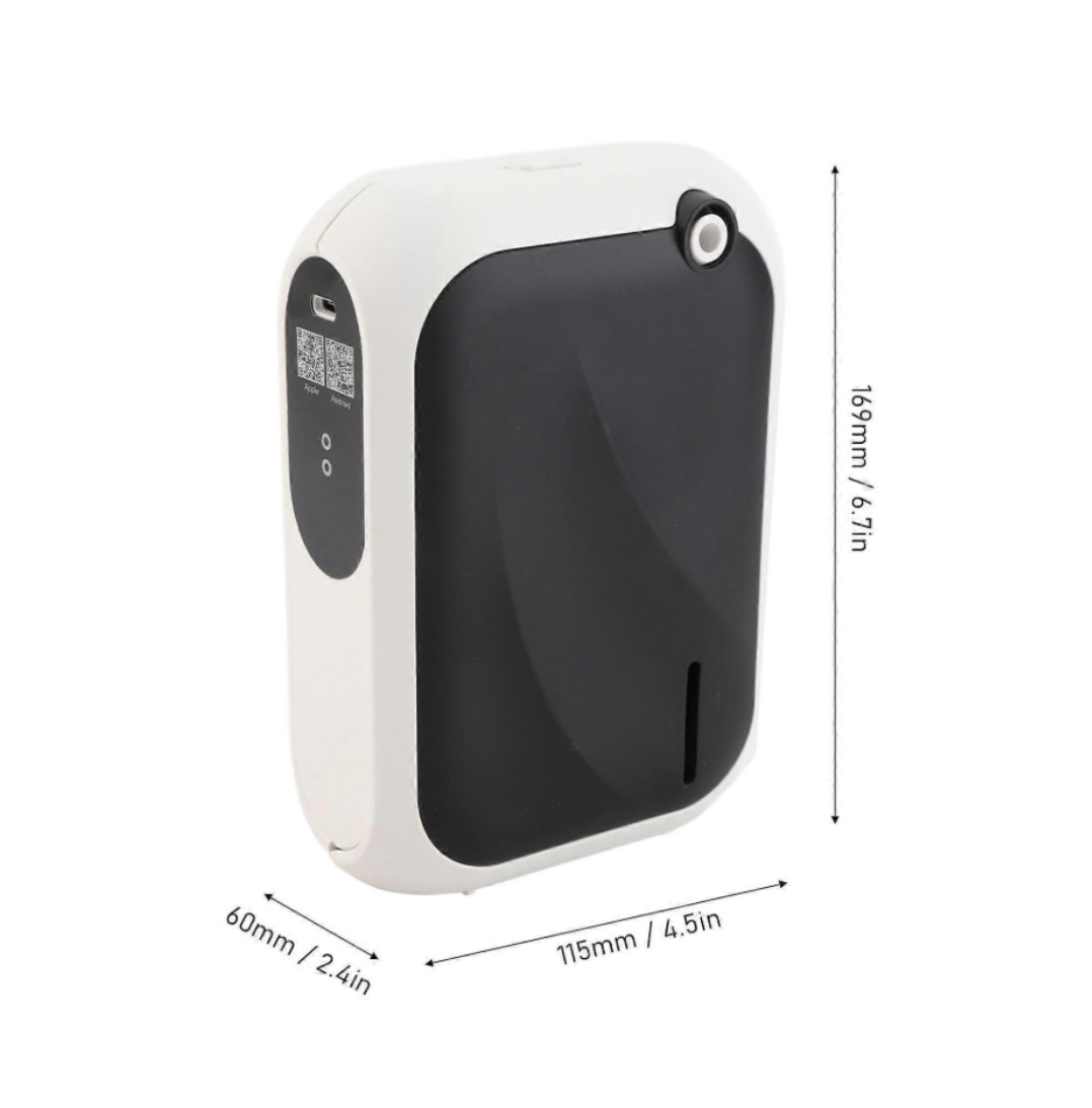 DIFUSOR MINI CON BLUETOOTH + 100 ESENCIA + 30ML DESODORIZADOR