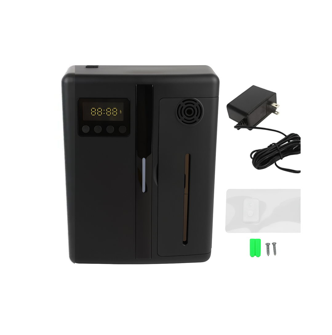 DIFUSOR SEMI INDUSTRIAL CON BLUETOOTH + 120 ESENCIA + 60ML DESODORIZADOR