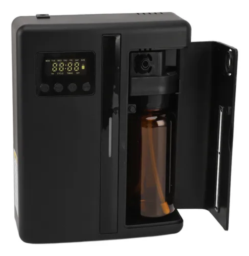 DIFUSOR SEMI INDUSTRIAL CON BLUETOOTH + 120 ESENCIA + 60ML DESODORIZADOR