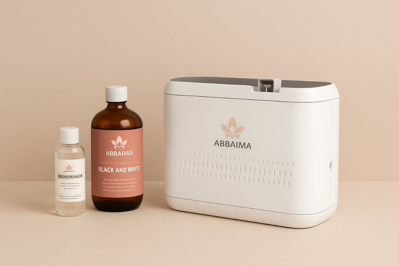 DIFUSOR INDUSTRIAL CON BLUETOOTH + 500 ESENCIA + 120ML DESODORIZADOR