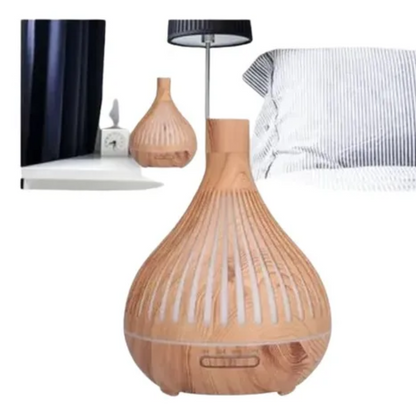 HUMIDIFICADOR DIFUSOR DE AROMAS JARRÓN FLORERO 500ML