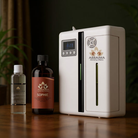 DIFUSOR SEMI INDUSTRIAL CON BLUETOOTH + 120 ESENCIA + 60ML DESODORIZADOR